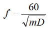 Formula assorbimento acustico