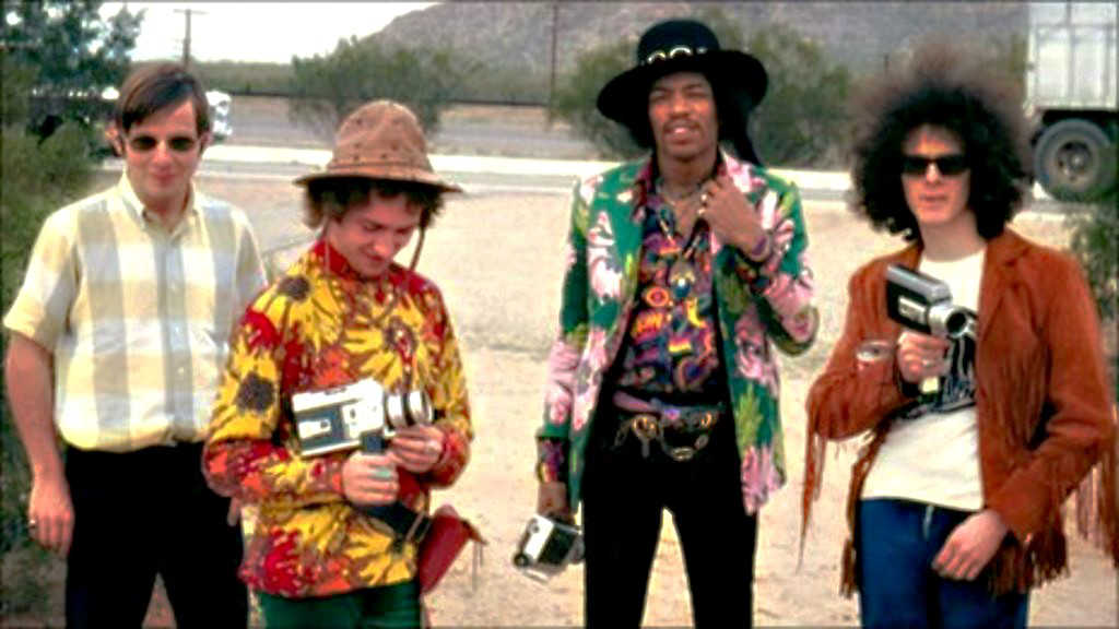 Roger Mayer Mitch Mitchell Jimi Hendrix e Noel Redding