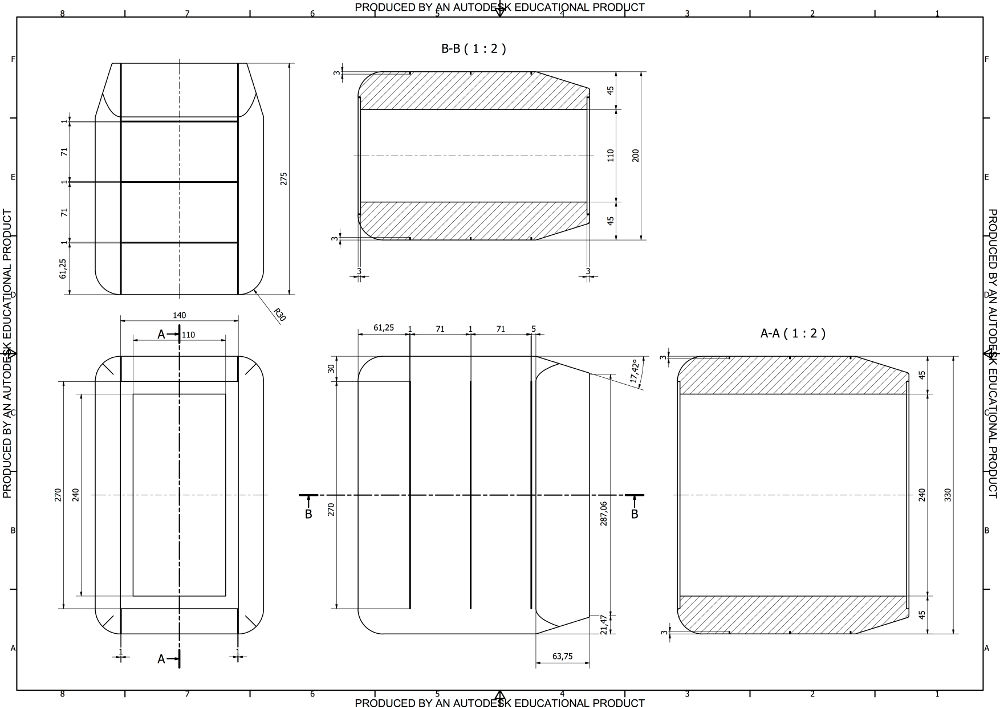 clone sonus faber minima fm2 rendering e cad proiezioni