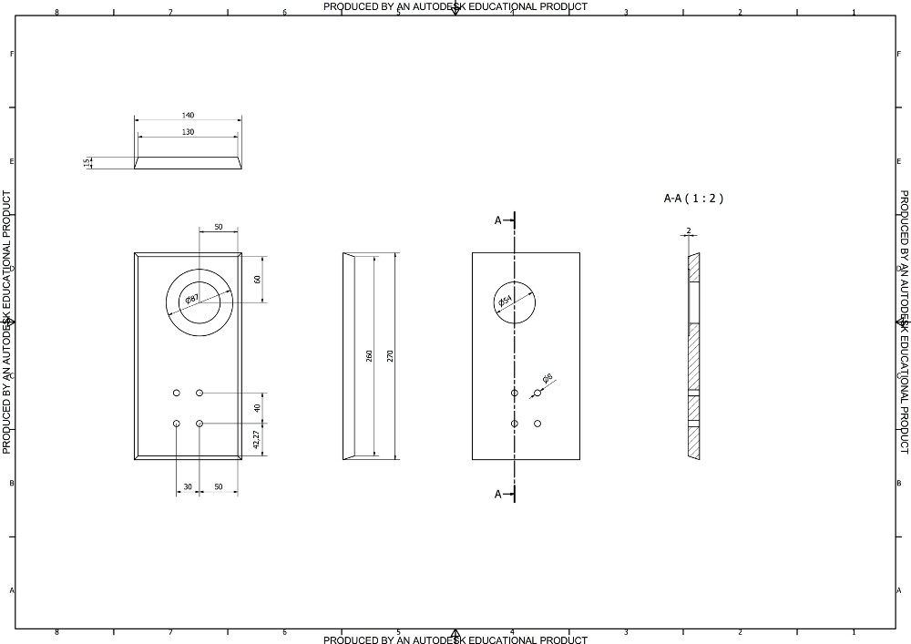 clone sonus faber minima fm2 rendering e cad rear